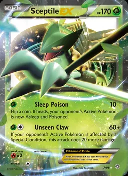 Sceptile EX card photo