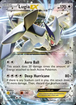 Lugia EX card photo