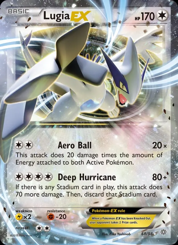 Lugia EX card photo