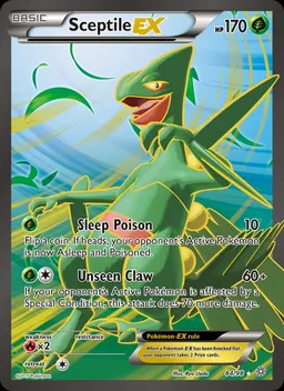 Sceptile EX card photo