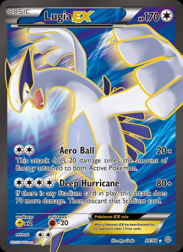 Lugia EX card photo
