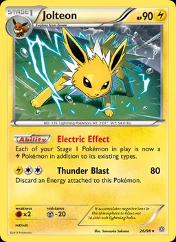 Jolteon card photo