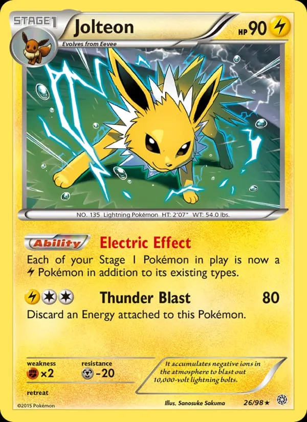 Jolteon card photo