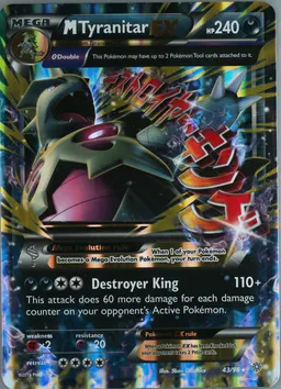 M Tyranitar EX #43