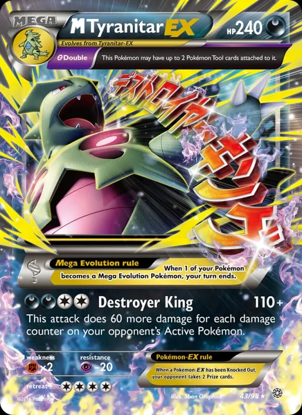 M Tyranitar EX card photo