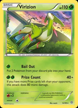 Virizion card photo
