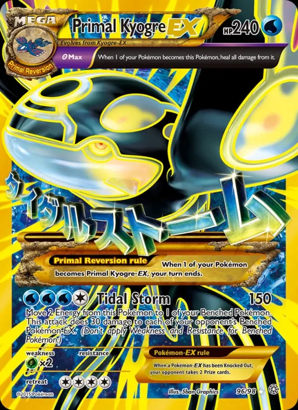 Primal Kyogre EX card photo
