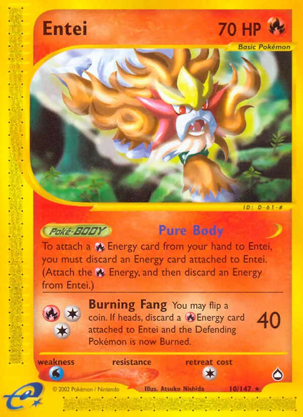 Entei card photo