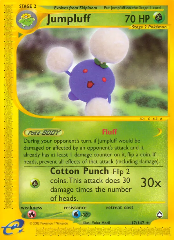 Jumpluff card photo