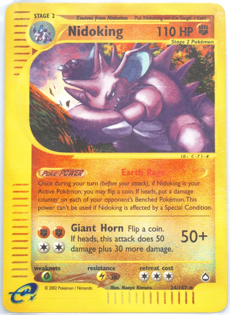 Nidoking card photo