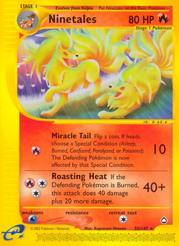 Ninetales card photo