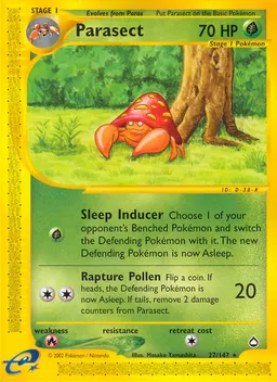 Parasect card photo