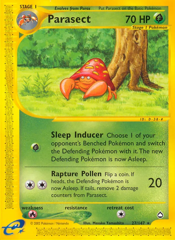 Parasect card photo