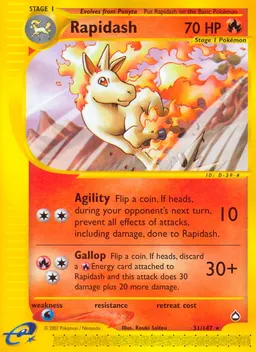 Rapidash card photo