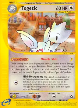 Togetic card photo