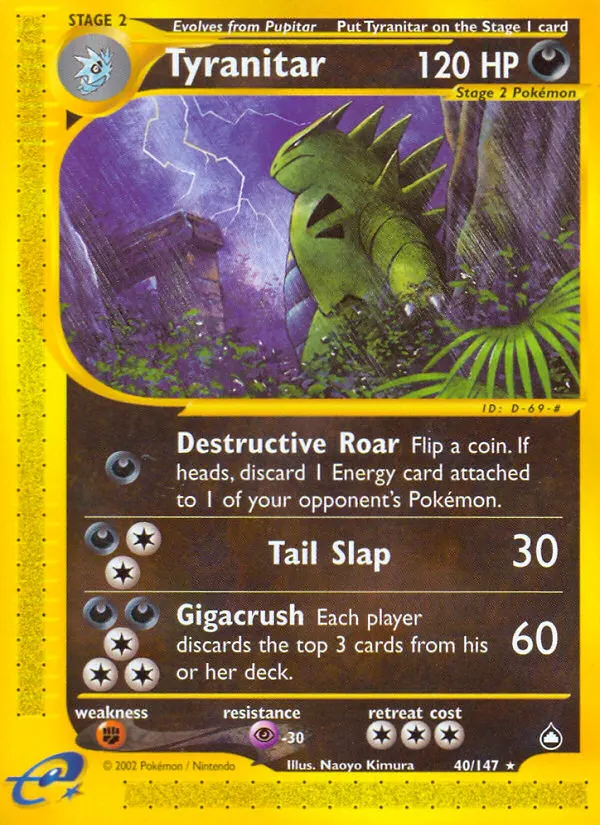 Tyranitar card photo