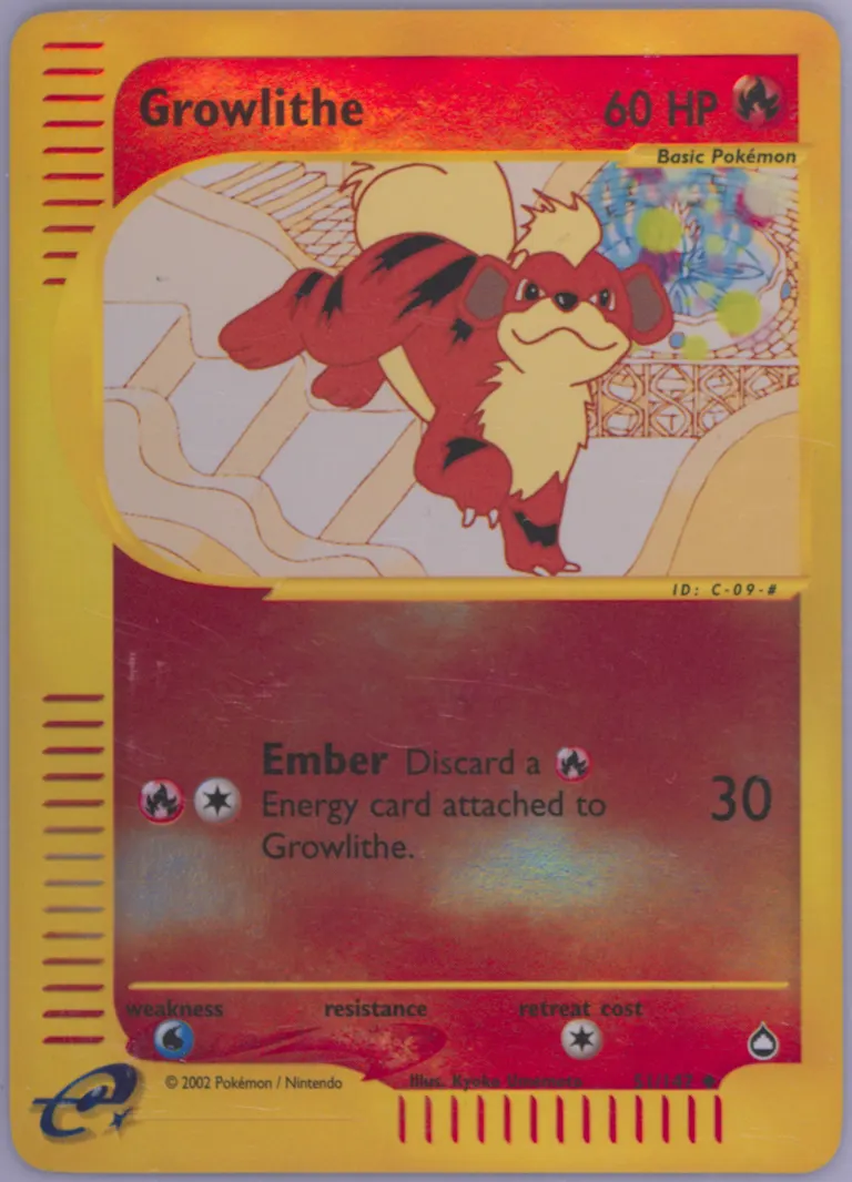 Growlithe card photo