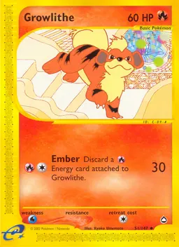 Growlithe card photo