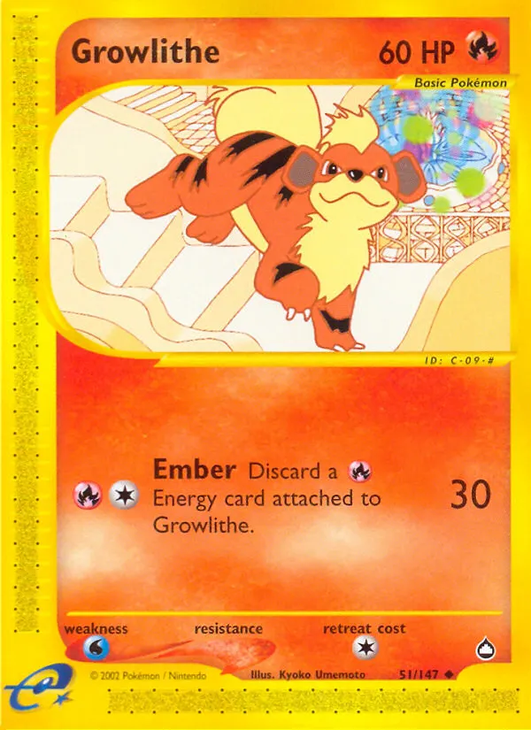 Growlithe card photo