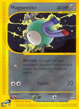 Magnemite card photo