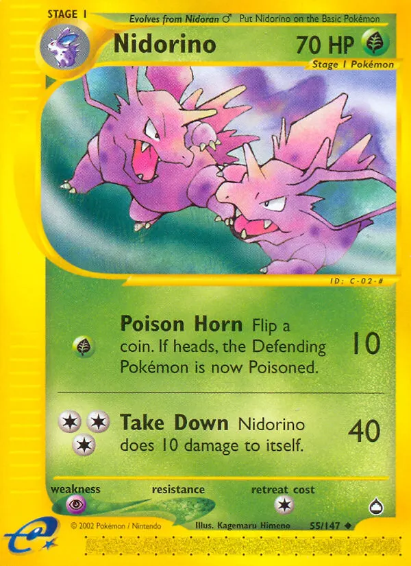 Nidorino card photo