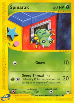 Spinarak card photo