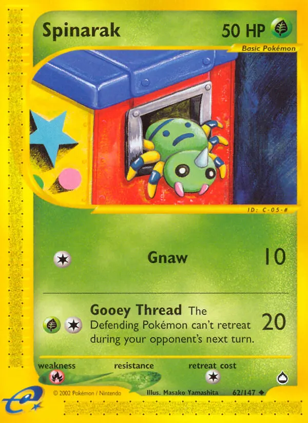 Spinarak card photo