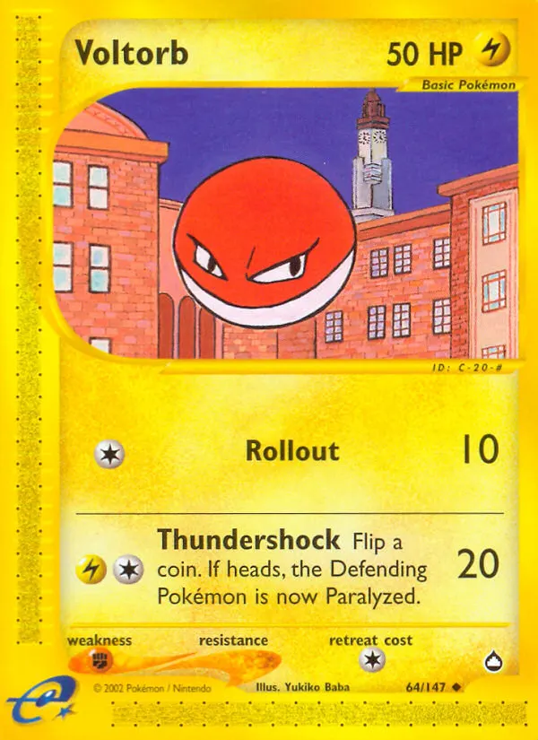 Voltorb card photo