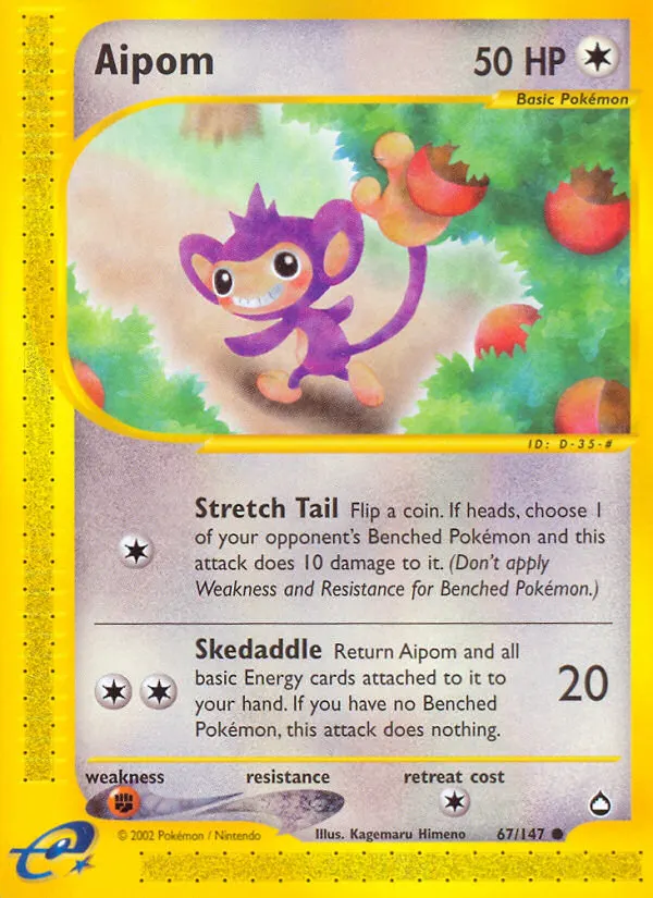 Aipom card photo