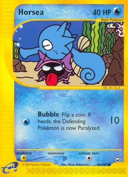 Horsea card photo