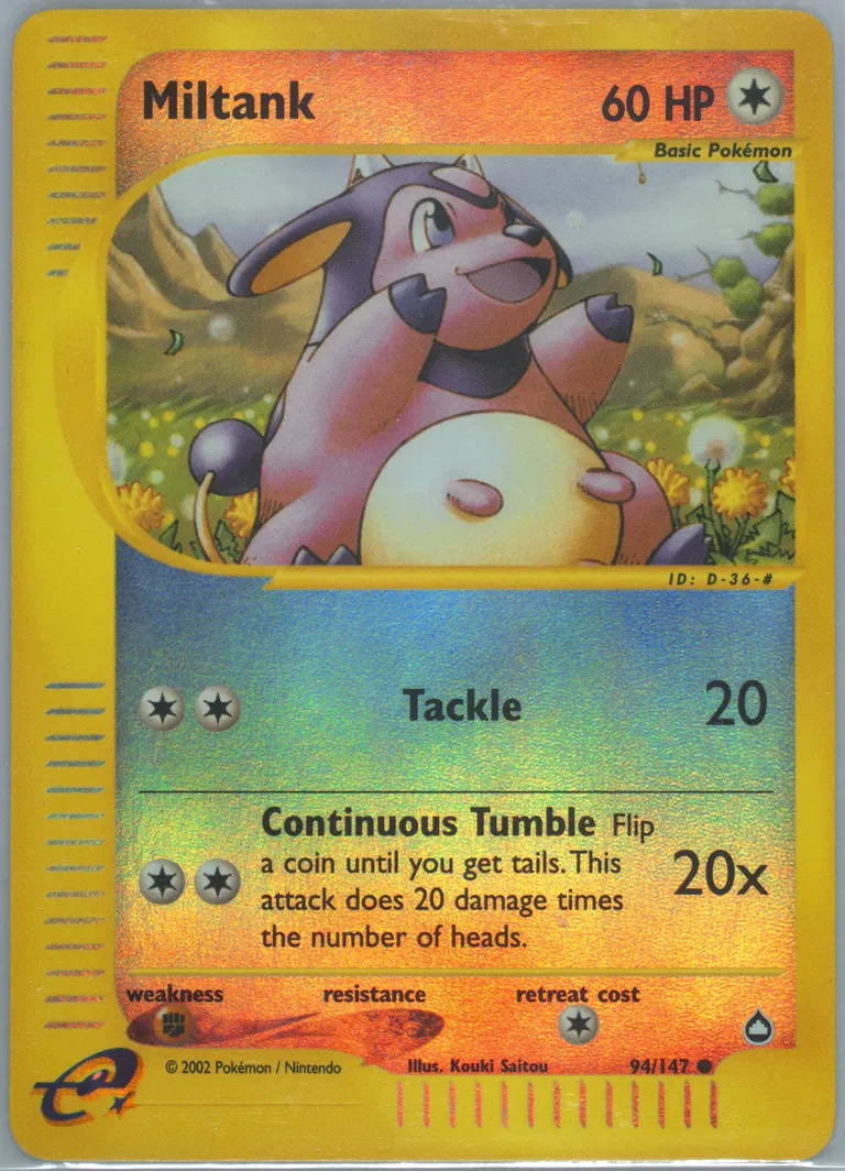 Miltank card photo