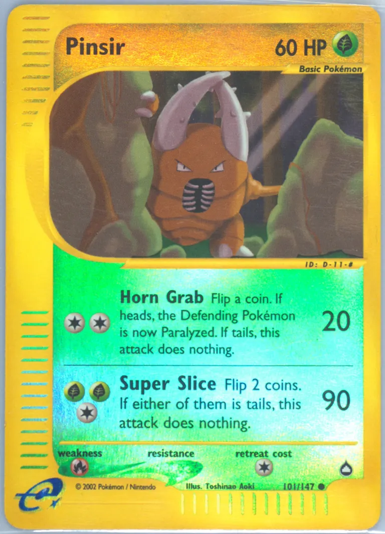 Pinsir card photo