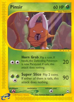 Pinsir card photo