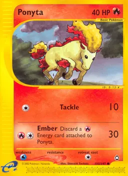 Ponyta card photo