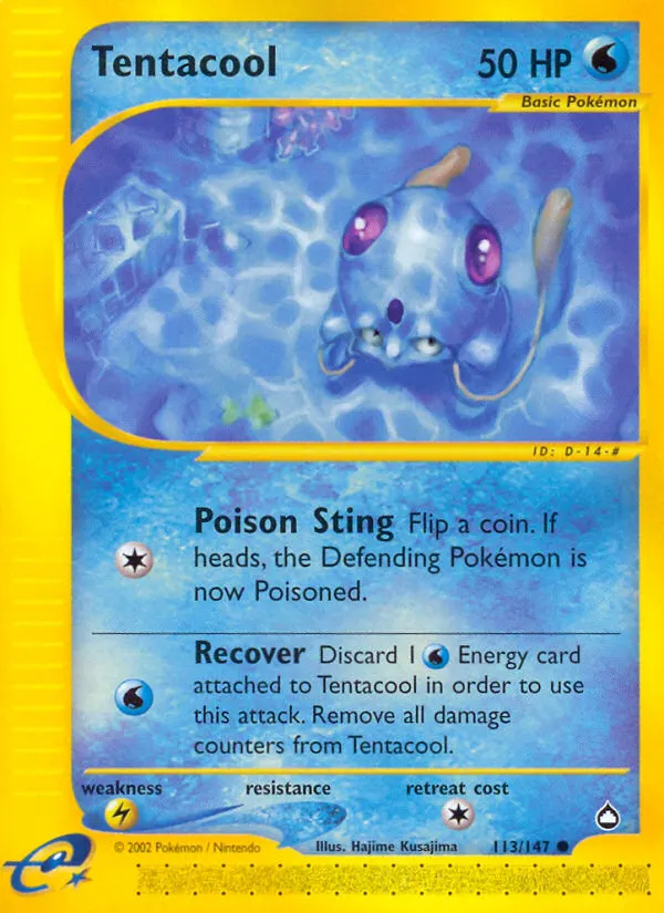 Tentacool card photo