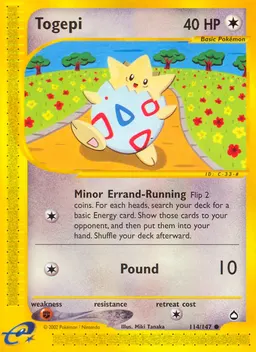 Togepi card photo