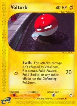 Voltorb card photo