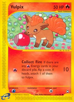 Vulpix card photo