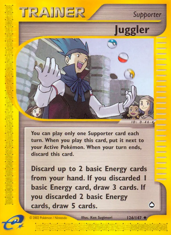 Juggler card photo