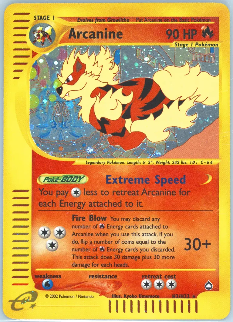 Arcanine card photo