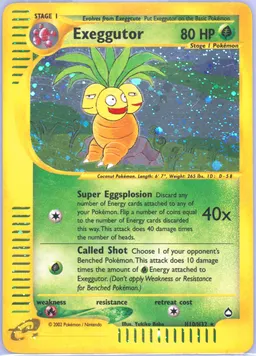 Exeggutor card photo