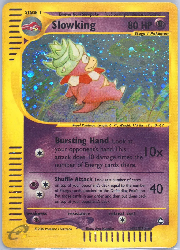 Slowking card photo