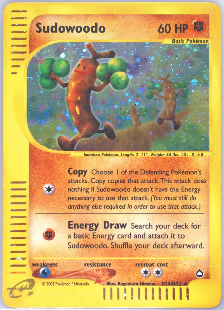 Sudowoodo card photo