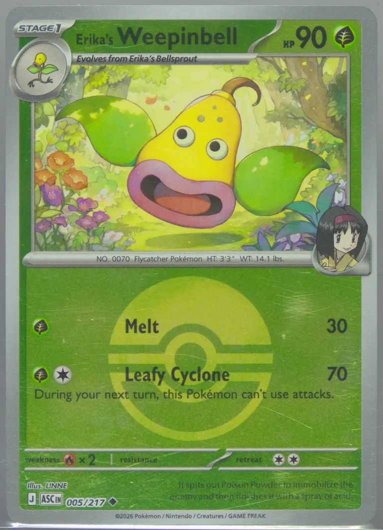 Erika's Weepinbell #5, Ascended Heroes