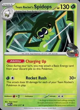 Team Rocket's Spidops #19