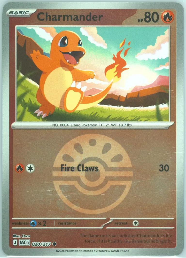 Charmander #20, Ascended Heroes