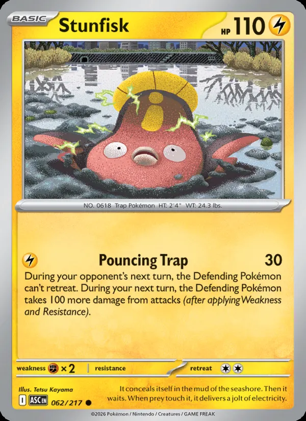 Stunfisk #62, Ascended Heroes