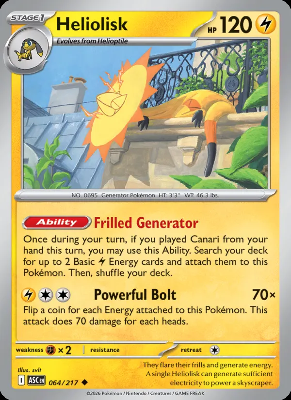 Heliolisk #64, Ascended Heroes