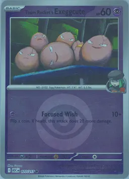 Team Rocket's Exeggcute #77
