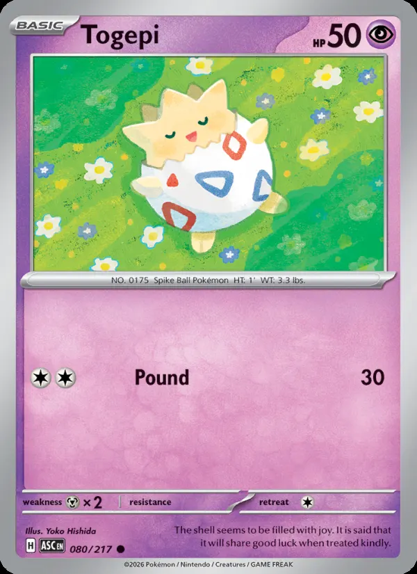 Togepi #80, Ascended Heroes